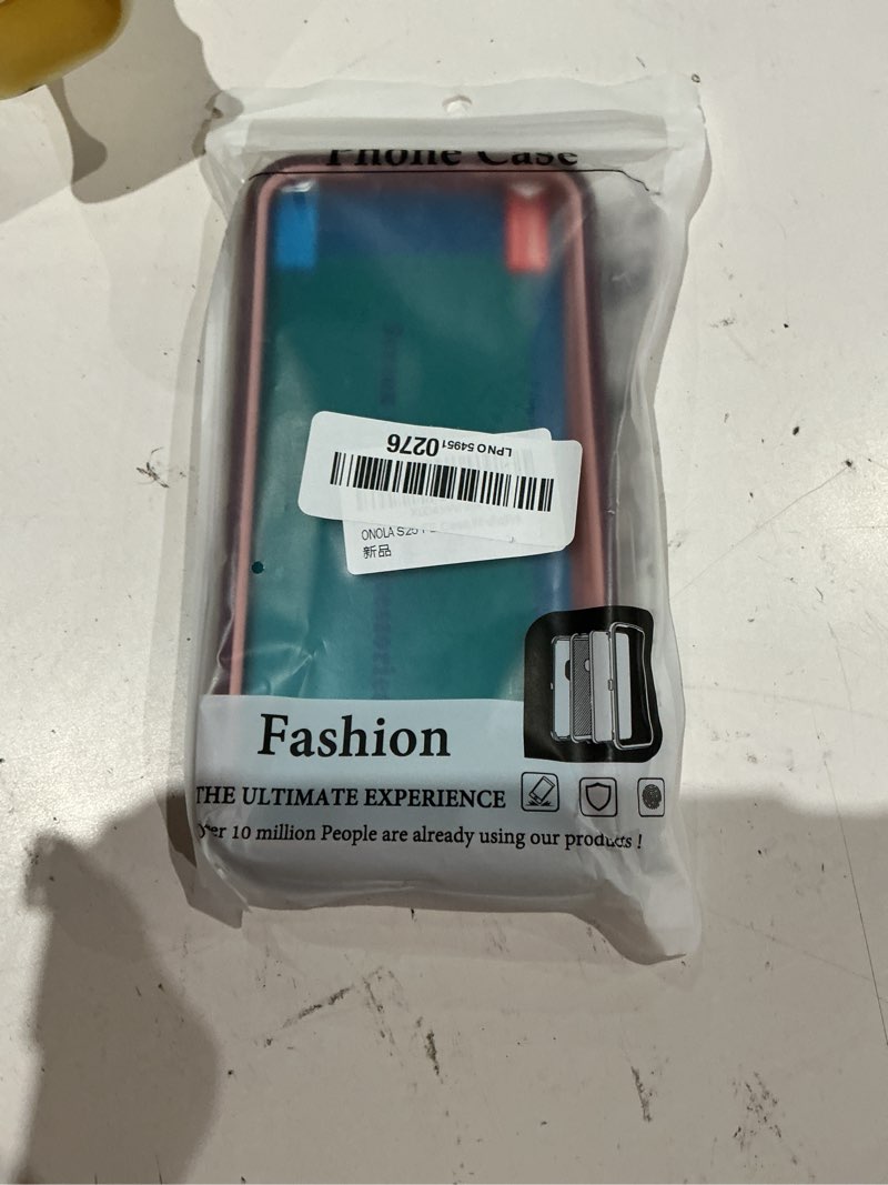 Condition photo showing Good Condition for onola phone case for samsung galaxy s25 fe case with hd screen protector, heavy duty shockproof & dropproof 3-layer cover phone case for galaxy s25 fe 6.7'',wineredpink galaxy s25 fe 6.7" wineredpink