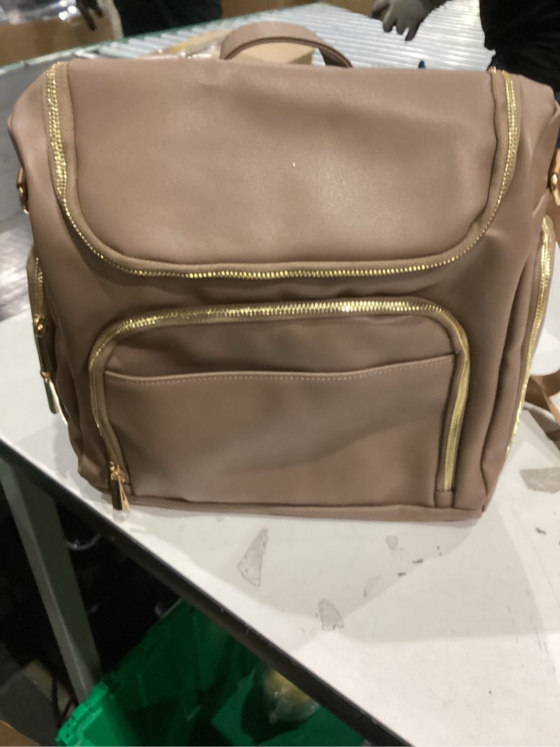 Condition photo showing Good Condition for Waterproof diaper bag, brown 