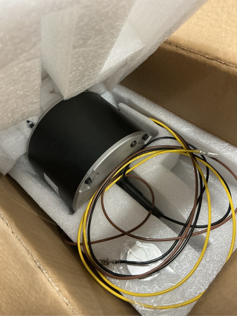 Condition photo showing Good Condition for 5kcp39dgy543s condenser fan motor replacement, 1/5hp, 1100rpm, 208-230v, compatible with hc37ge219, hc37ge219a, 1191329, 1186447, 5kcp39egua11bs, y7s623c269l, hb38gq230, y7s623c269l