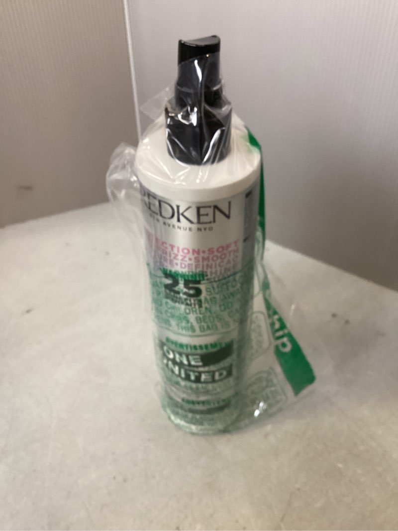 Redken One United All-In-One Leave In Conditioner - Multi-Benefit Treatment For All Hair Types, Heat Protectant Spray, Paraben-Free