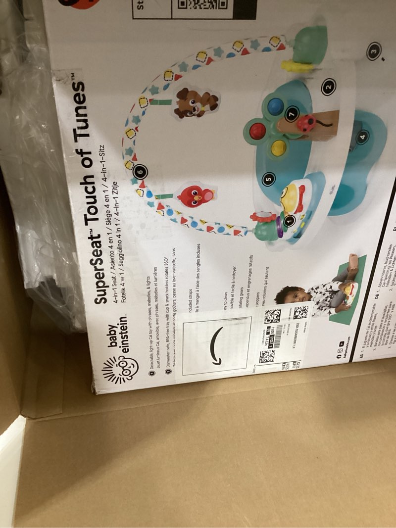 Condition photo showing As Is for Baby Einstein SuperSeat Touch of Tunes 3-in-1 Activity Seat, with Music & Lights, Ages 6 Months and Up Baby Beats