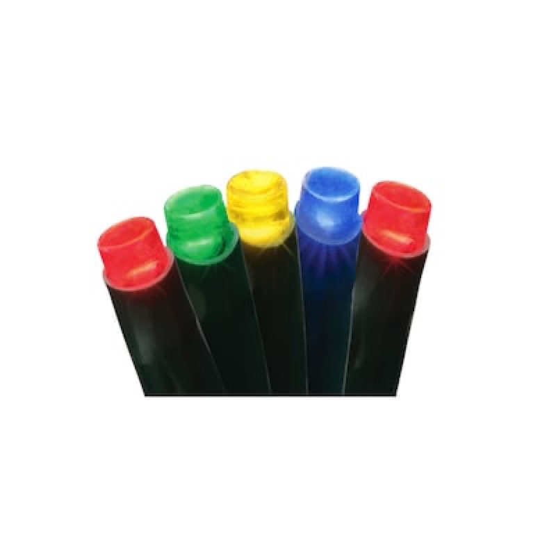  GE StayBright 600 -Count 124-ft Multicolor LED Plug-In Christmas String Lights