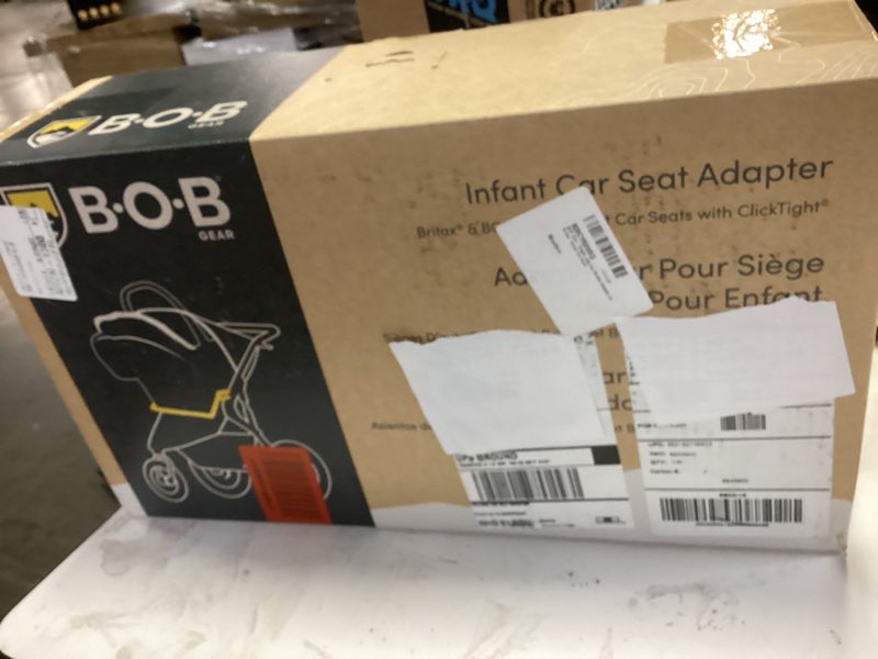 Condition photo showing New/Like New for BOB Gear® Single Jogging Stroller Adapter for Britax® Infant Car Seats BOB Stroller Adapter Britax Grey