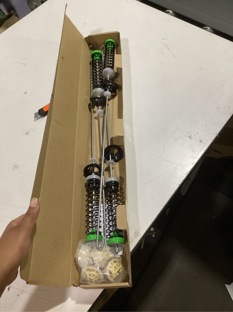 Condition photo showing Good Condition for upgraded w11171694 suspension rod kit (4 pcs) fit for whirlpool suspension rod kit w11396716 mvw6200kw2 mvw6230hw0 wtw5100hc2 wtw6120hw0 wtw5105hw0 wtw5100hw2 wtw6120hc0