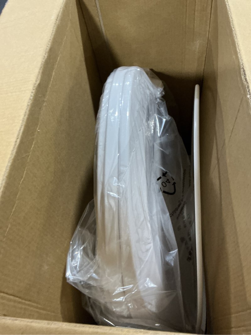 Condition photo showing New/Like New for combier bidet toilet seat with heated warm water & nozzle wash, auto-dry, quiet close lid, wireless remote - electric bidet seat 102s-b(elongated) oval