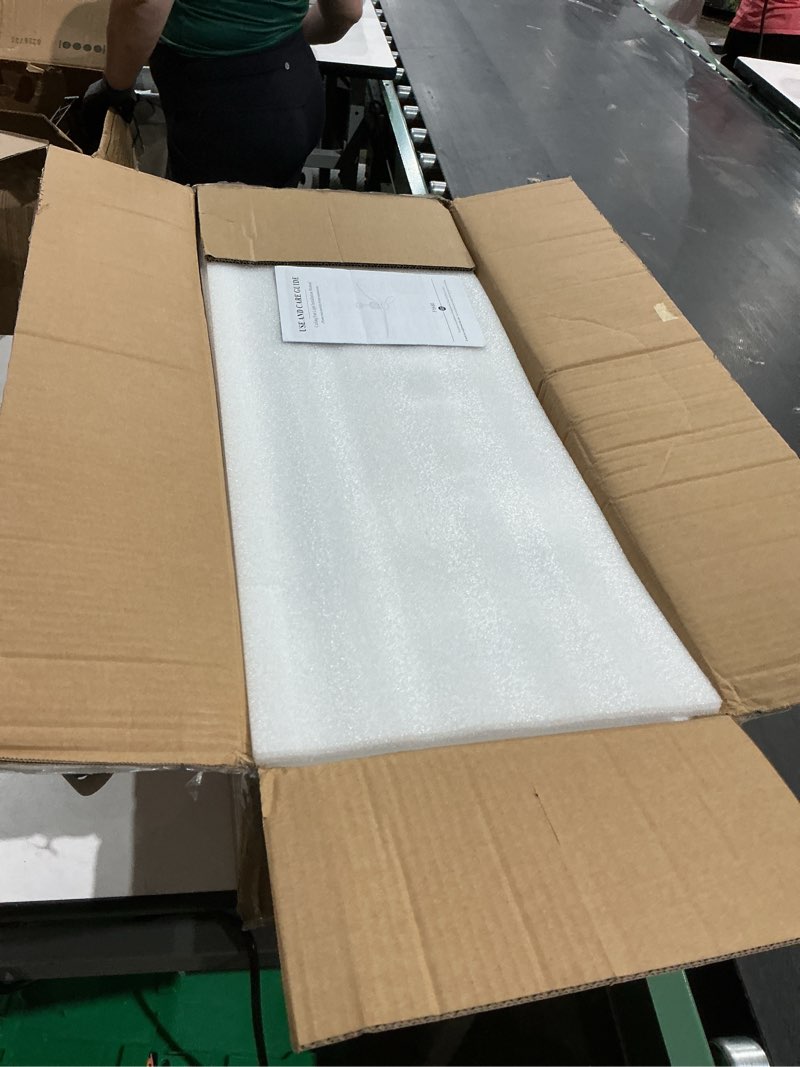 Condition photo showing New/Like New for 60in boho white ceiling fan lights with remote control 3 blade hemp rope ceiling fans with light coastal weathered wood ceiling fan outdoor farmhouse fan light for patio living room kitchen white & rope 60inch