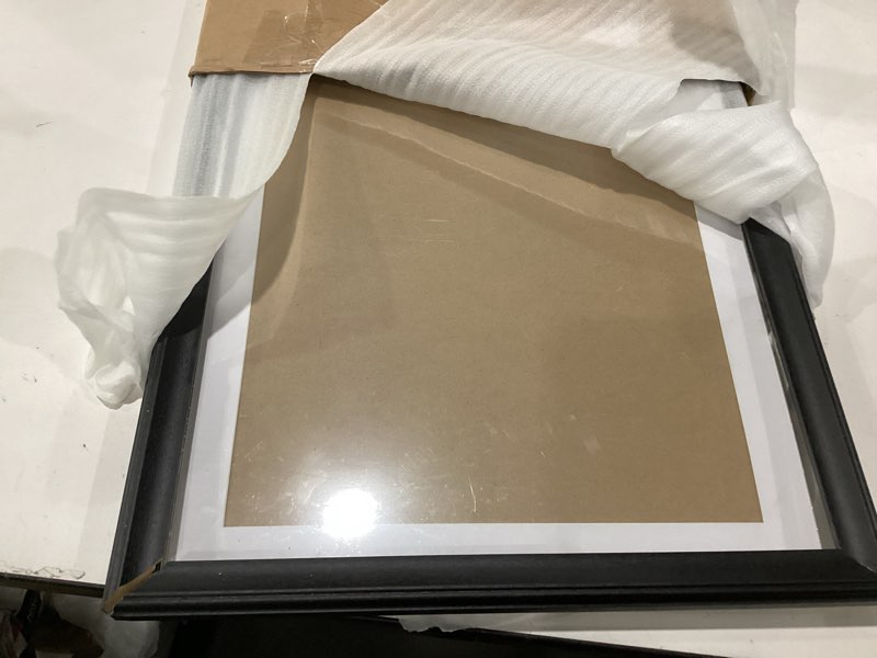 Condition photo showing As Is for black large picture frame