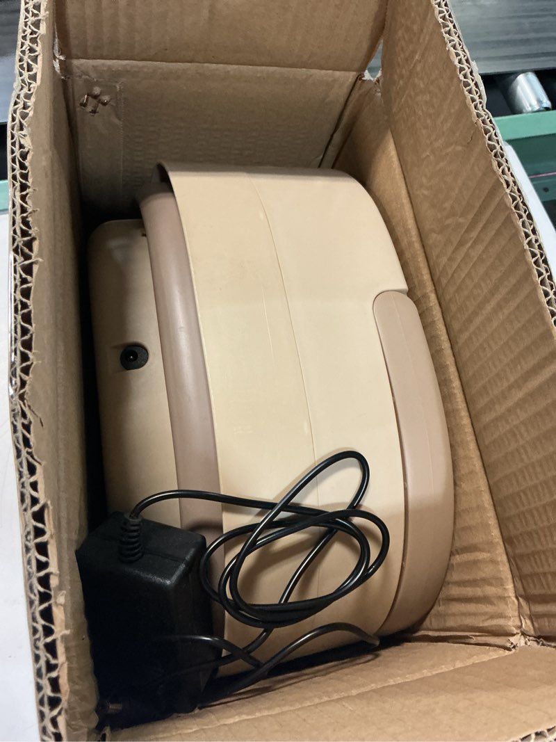 Condition photo showing As Is for portable washing machine 20l —small foldable washer with spin basket, 3 mode deep clean — mini laund