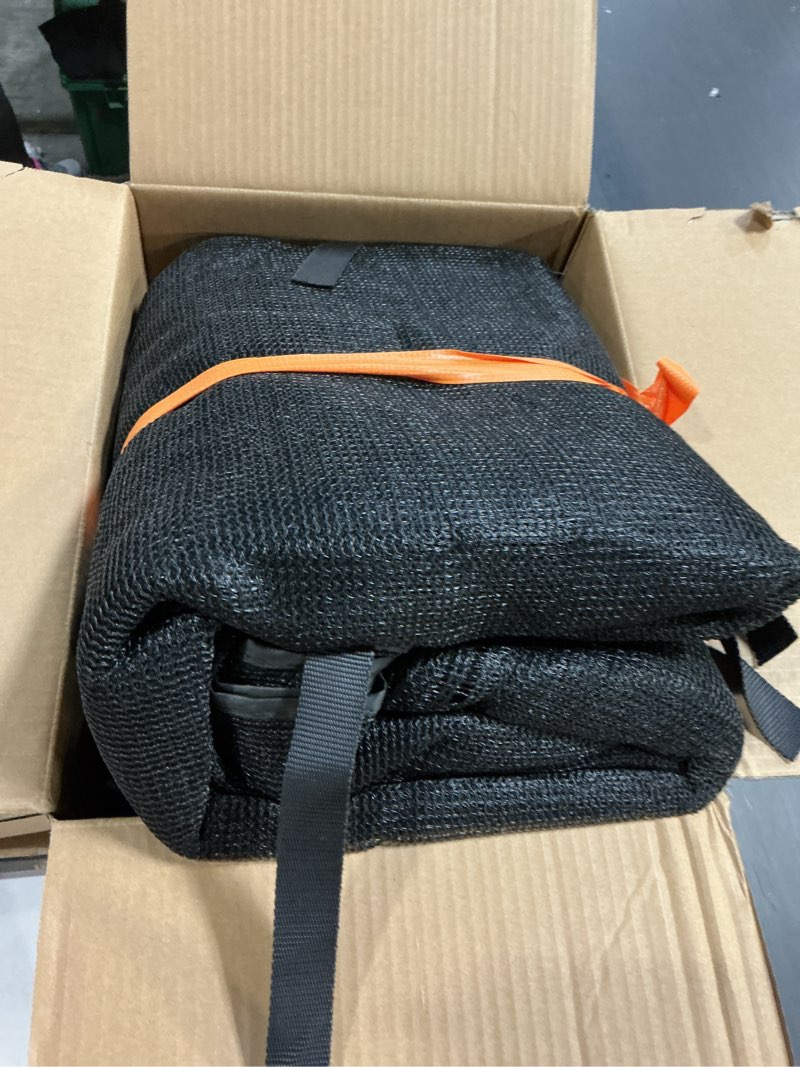 Condition photo showing New/Like New for Trampoline Replacement Safety Enclosure Net for 6 Straight Poles Round Frame Trampolines, Breathable and Weather-Resistant Trampoline Net with Adjustable Straps (Net Only) 15FT Frame