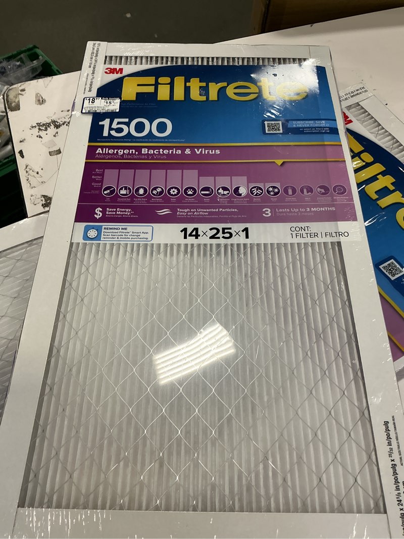 Condition photo showing New/Like New for Filtrete 14x25x1
