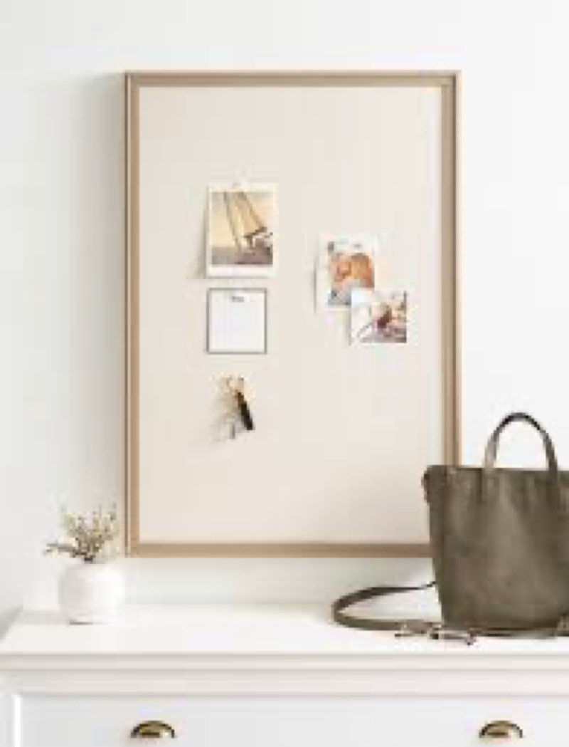 farhod wall mounted bulletin board 36 x24 