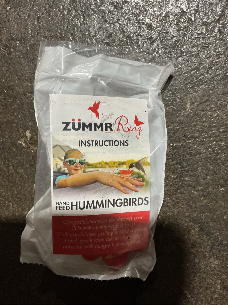 Condition photo showing New/Like New for (Bidding on 20) 2-Pack - ZUMMR Hummingbird Ring Feeder - Hand Feed Hummingbirds Right in Your Backyard. Get up Close and Personal with Nature. Proudly Made in The U.S.A. - The Original