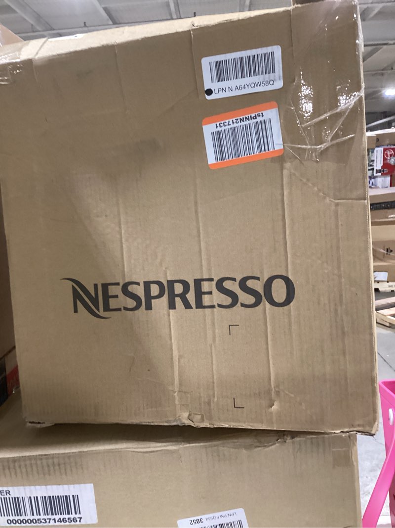 Condition photo showing As Is for De'Longhi Nespresso Vertuo Plus Coffee and Espresso Maker by De'Longhi, Grey Machine Only Gray