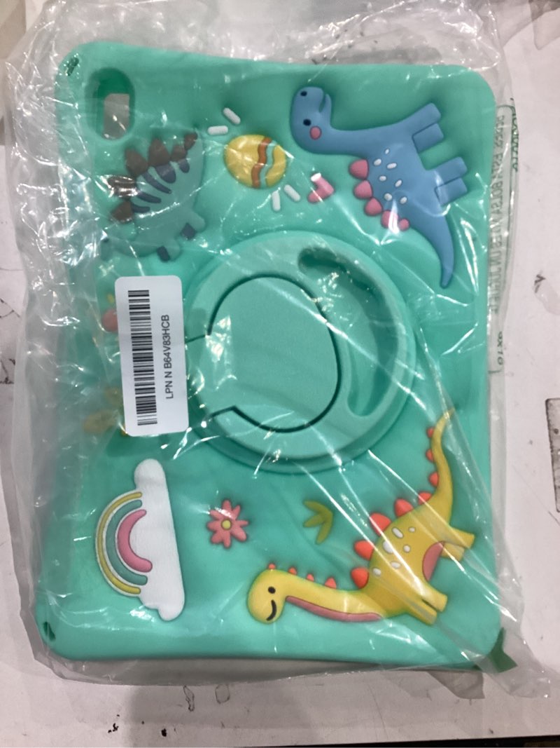 Condition photo showing Good Condition for Boaretiu for iPad 10th Generation Case 2022 10.9 Inch/for iPad (A16) 11th Generation 11 Inch 2025 - Soft Silicone Cute Cartoon with Shoulder Strap & Rotating Stand 3D for Girls Boys Teens, Dinosaur for iPad 10th/for iPad (A16) 11th