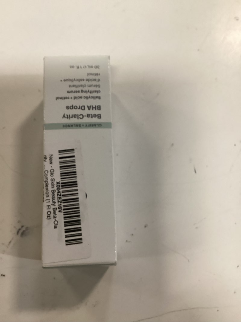 Condition photo showing New/Like New for glo skin beauty beta-clarity bha drops - salicylic acid + retinol clarifying serum, helps refine & r