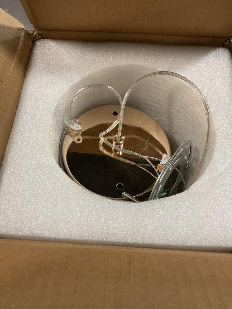 Condition photo showing New/Like New for 1 pcs Pendant Lights Kitchen Island Single Head Gold Crystal Island Lights Dining Foyer Entrance Modern Chandeliers LED Dimmable 2700-6000K Gold Large