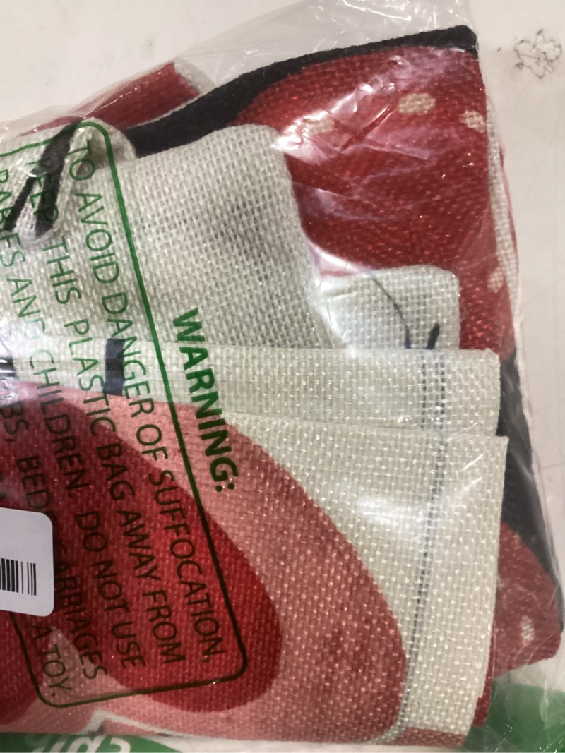 Condition photo showing Good Condition for avoin colorlife valentine's day hugs and kisses love you more throw pillow covers, 18 x 18 inch valentine heart stripes wedding cushion case decoration for sofa couch set of 4 red 18" x 18" (pack of 4)