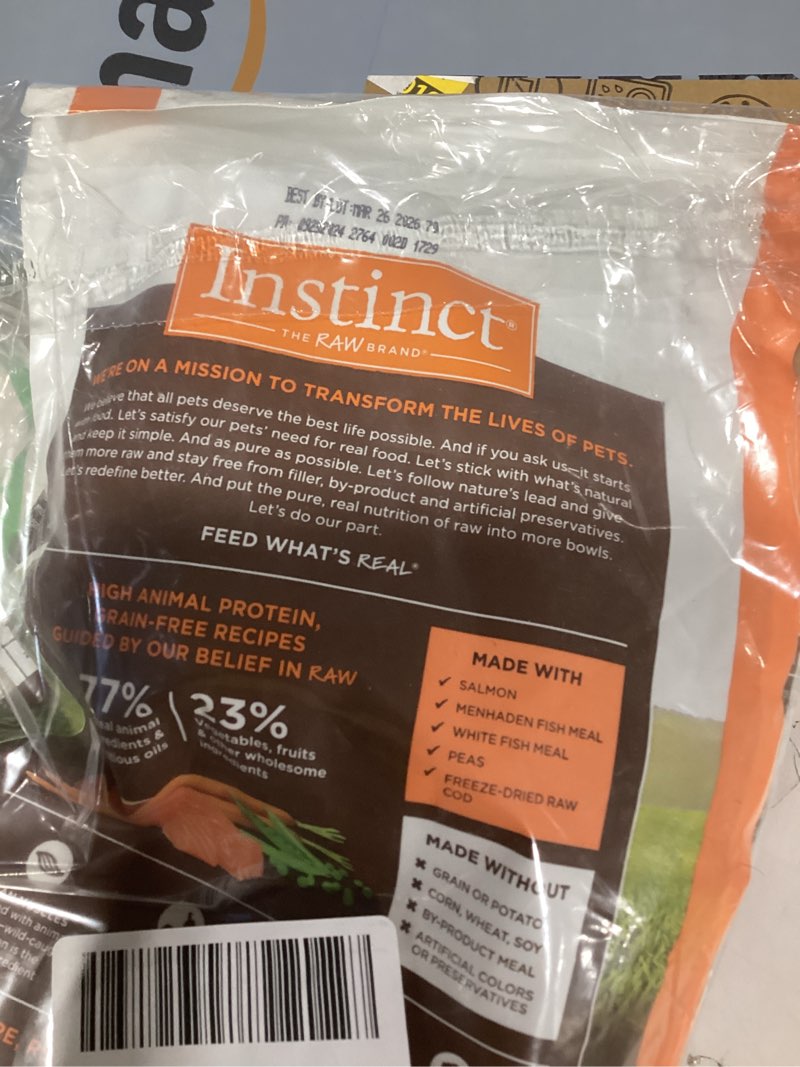 Condition photo showing New/Like New for Original Salmon Dry Cat Food, 4.5 lb. Bag Salmon 4.5 Pound (Pack of 1)
