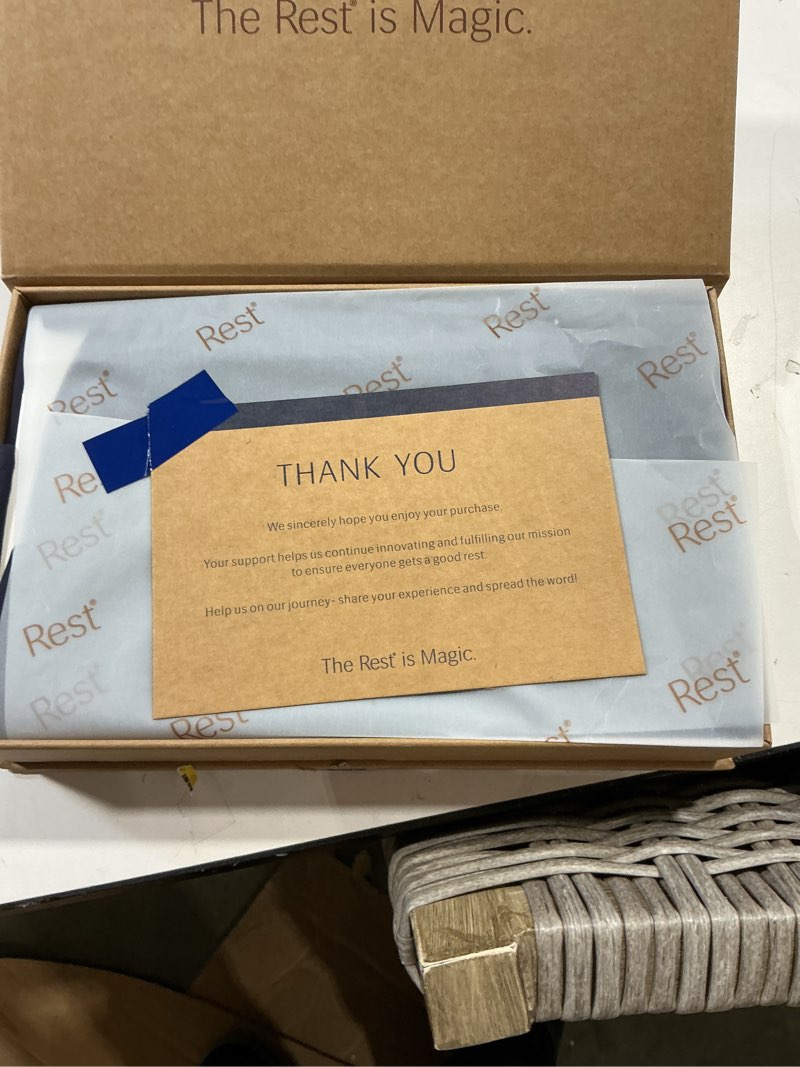 Condition photo showing Good Condition for rest® evercool®+ cooling pillowcases standard - 2 pillowcases for sensitive skin, silver infused fabric for hygienic sleep, silky smooth for curly hair, high elastic for snug fit (19x29 inches) midnight blue standard (2 pcs)