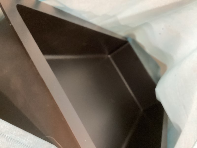 Condition photo showing Good Condition for no tile needed shower niche 12"x 24", bathroom wall niche single shelf, stainless steel shower niche for bathroom, kitchens, balconies 12"x 24" single shelf black