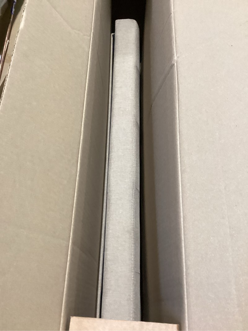 Condition photo showing Good Condition for songmics mazie collection - storage ottoman bench, foldable foot rest, 15 x 43 x 15 inches, end of bed bench, storage chest, load 660 lb, living room, bedroom, entryway, cream white ulsf277w01 cream white 15"d x 43"w x 15"h velvet