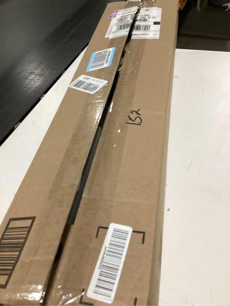 Condition photo showing As Is for NECAUX Custom Multisize 1.5mm Thick Clear PVC Table Cover Protector - 24 x 72 Inch Water Resistant R