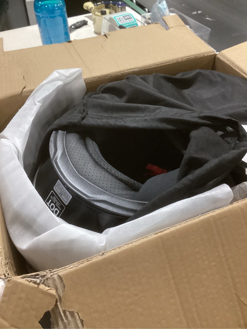 Condition photo showing Good Condition for modular motorcycle helmets full face flip up street bike motorcycle helmet for unisex adult model 912 rocket black medium