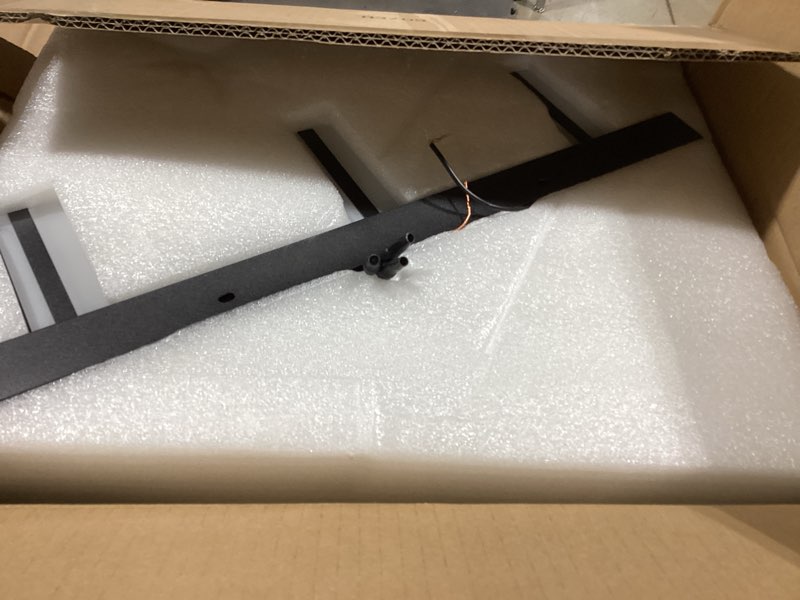 Condition photo showing New/Like New for VONLUCE Bathroom Vanity Light Fixture, 3-Light Modern LED Vanity Lights, 3CCT Adjustable Bathroom Light with Memory Function Rotatable Shades, 18" Wall Lighting Fixture Over Mirror, Matte Black Black 3-Light