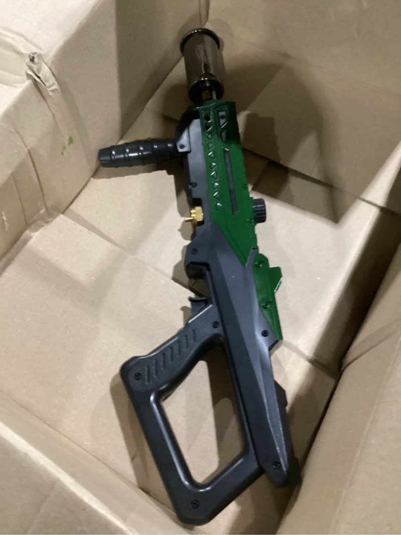 Condition photo showing Good Condition for koackl propane torch gun | adjustable flame thrower gun, gas welding kits blow torch for ooutdoor welding, campfire & charcoal (propane tank not included) dark green