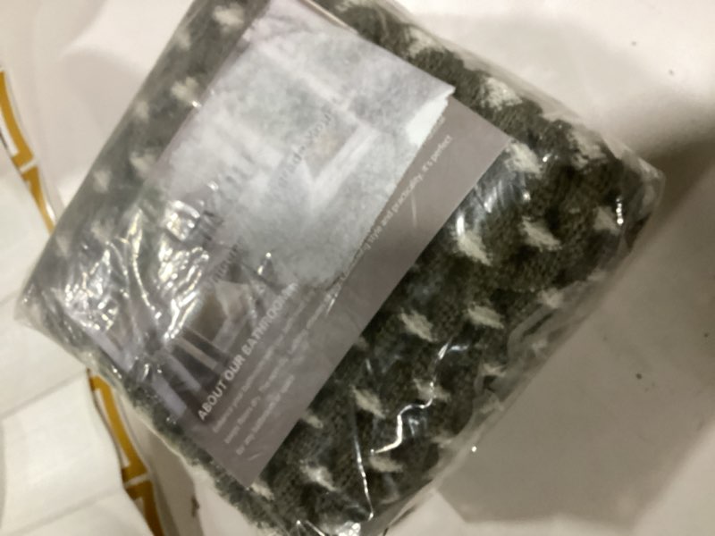 TYUU Boho Bathroom Rugs, Super Absorbent Non Slip Waffle Bath Mat Quick Dry Bath Rugs Washable Boho 