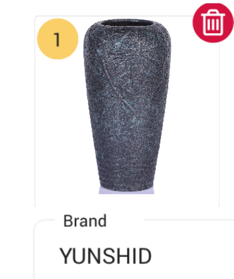 9 Inch Rustic Blue Ceramic Vase - Vintage Farmhouse Terracotta Vase for Pampas Grass, Antique Decorative Pottery Vase for Home, Living Room, Table, Shelf, and Wedding Centerpieces