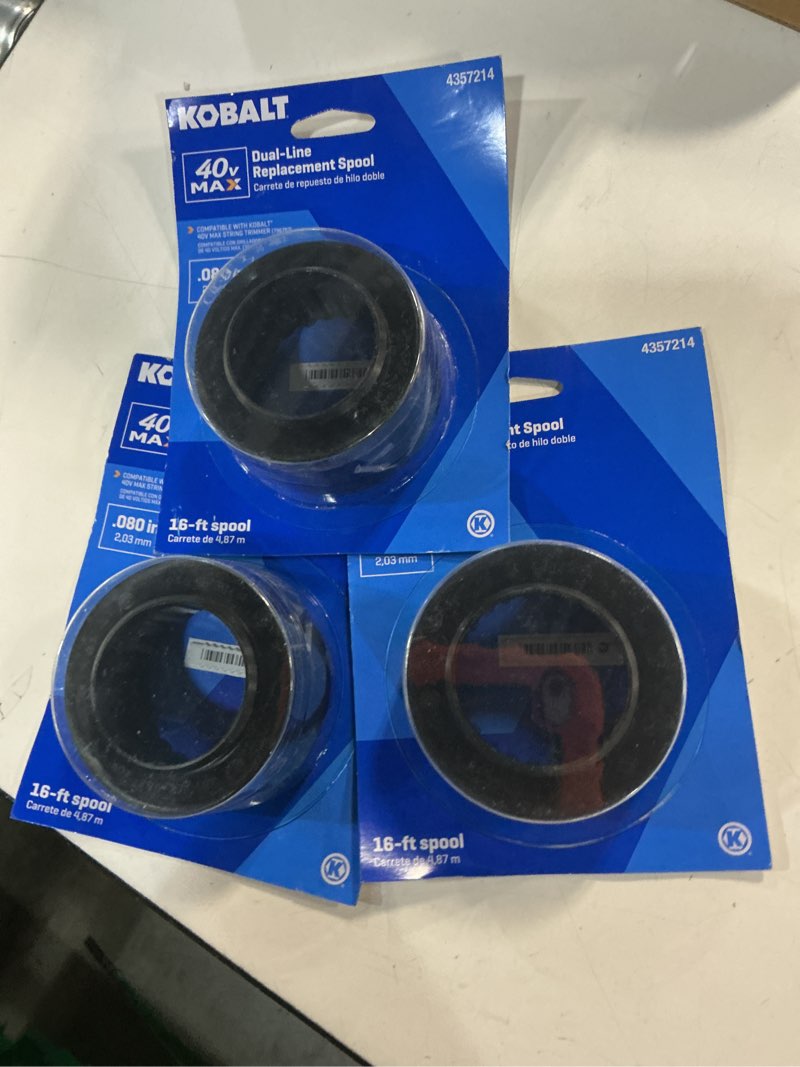 Condition photo showing New/Like New for kobalt older k40v models 0.080-in x 16-ft pre-cut trimmer line pack 3