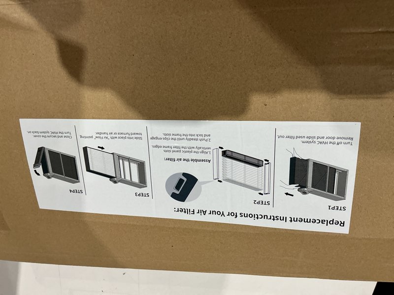 Condition photo showing New/Like New for 20x25x4 furnace filter replacement for lennox x6673 & honeywell fc100a1037 white-3 packs