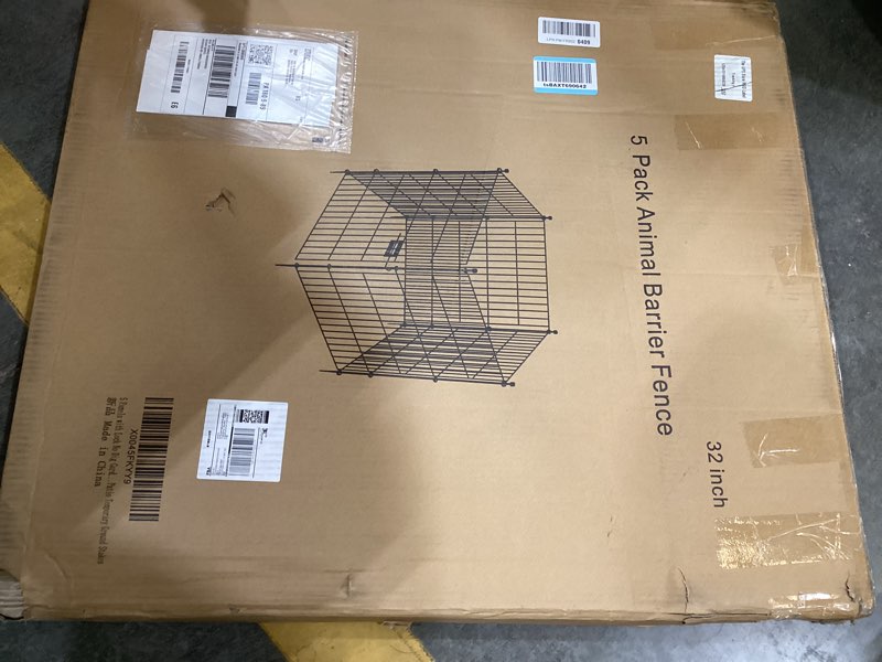 Condition photo showing Good Condition for 5 panels garden fence animal barrier, 32 in (h) x11.8ft (l) decorative garden fence, rustproof metal no dig, tall garden fencing, for outdoor, yard, patio 5 pack - 32 in (h) x23.6 ft (l)