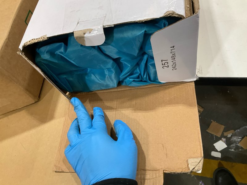 Condition photo showing New/Like New for Joyfair Beach Camping Chair (2 Pack), Outdoor Folding Lawn Chair for Adults, Heavy Duty Portable Chair with Armrest for Outside Fishing, Sport, Patio, Cup Holder & Storage Pocket, Carry Bag (Blue)