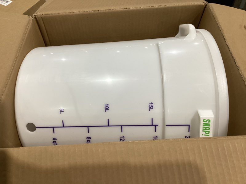 Condition photo showing Good Condition for Snap! Cold Brew Round Bucket- 5 gallon Commercial Cold Brew System,Cold Brew Coffee Set-Whtie