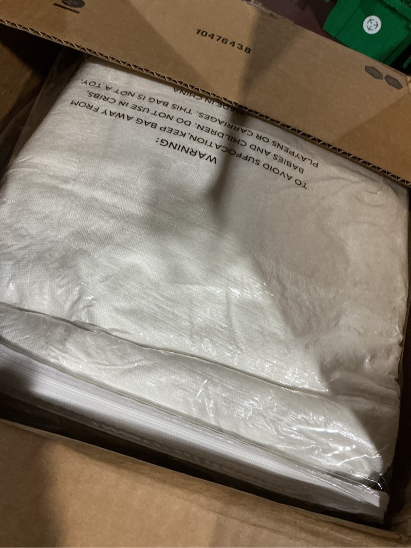 Condition photo showing Good Condition for ultra soft king size mattress topper - viscose made from bamboo pillow top mattress pad for back pain relief - naturally cooling for hot sleepers, white white king