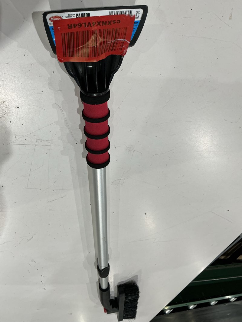 hopkins mallory 52" polar vortex extending snow broom & ice scraper