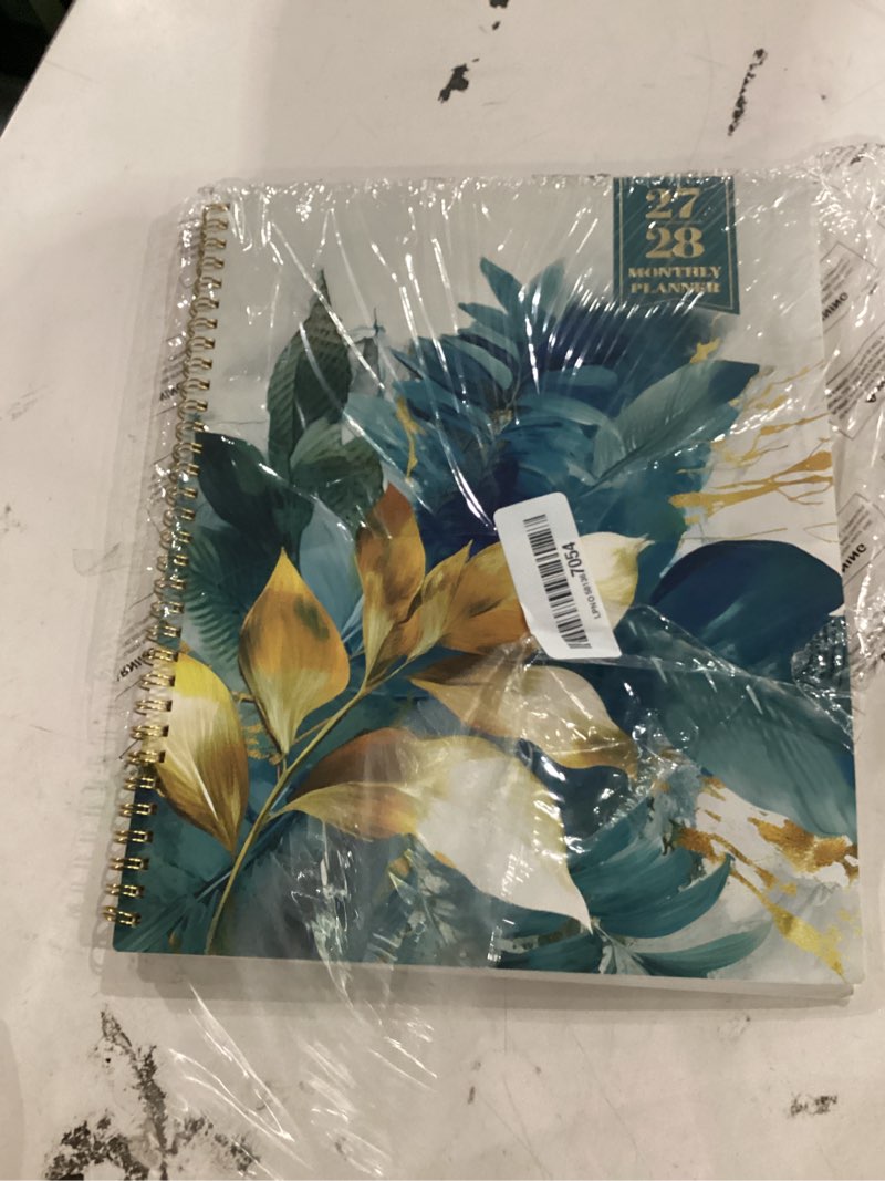 Condition photo showing Good Condition for 2027-2028 monthly planner/calendar - jan 2027 - dec 2028, 2 year planner 2027-2028, 9'' x 11'', 24 monthly planner, 2027 planner with tabs, thick paper, inner pocket, spiral binding, holidays, notes