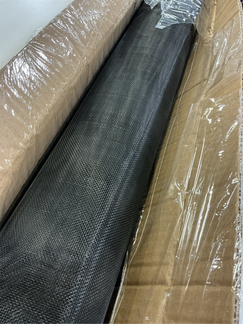 Condition photo showing Good Condition for window screen replacement kit 48 inch x 66 feet durable high hardness nanofibers roll screen mesh window screen repair kit black for any door and window 48 inch×66 feet black