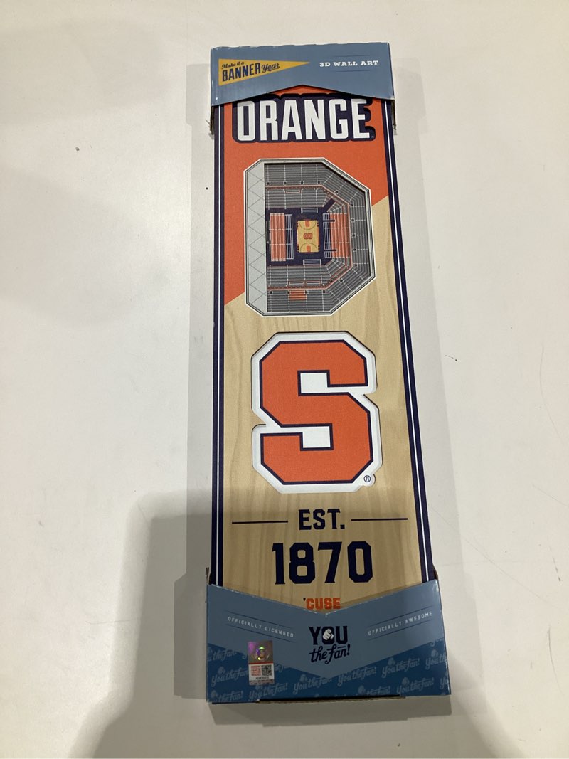 Condition photo showing Good Condition for YouTheFan Officially-licensed NCAA Stadium Series 3D Wall Art - multi-layer team stadium replica, detailed sports fan gift, indoor decor Clemson Tigers NOT SAME AS STOCK PHOTO