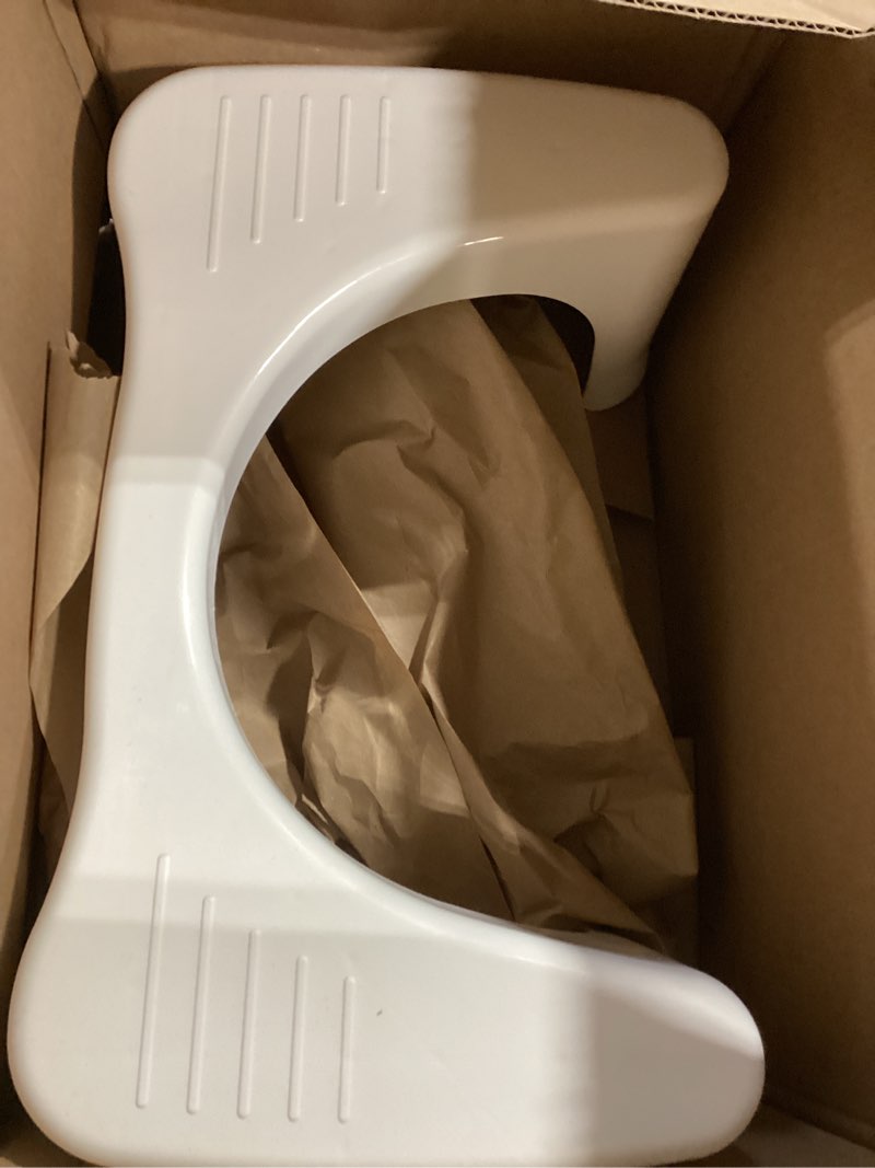 Condition photo showing Good Condition for squatty potty simple curve bathroom toilet stool 7" white