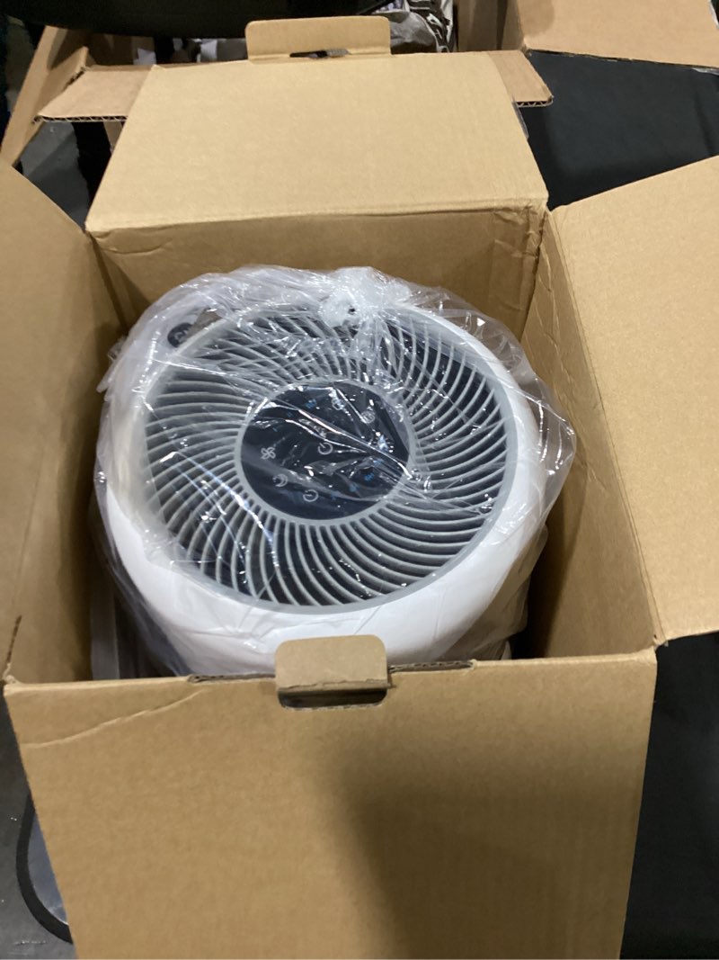 Condition photo showing New/Like New for levoit air purifier for home allergies pet hair in bedroom, covers up to 1073 ft² by 56w high torque motor, aham verifide, 3-in-1 filter with hepa sleep mode, remove dust smoke odor, core300-p, white