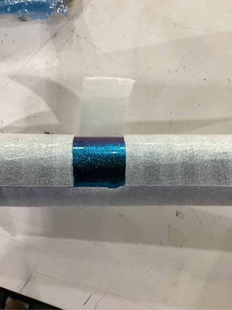 Condition photo showing Good Condition for chameleon metallic purple to lake blue car vinyl wrap glossy sparkling diamond purple blue color change vehicle vinyl film air-release adhesive roll, 59.84" x 19.68"