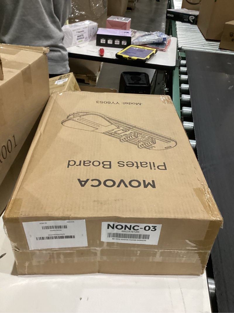 Condition photo showing New/Like New for Pilates Board,Foldable Pilates Reformer Equipment with Timer, Multi-Purpose Portable Pilates Reformer Machine Home Pilates Kit for Home Workout,Fitness,Exercise,Abs Purple