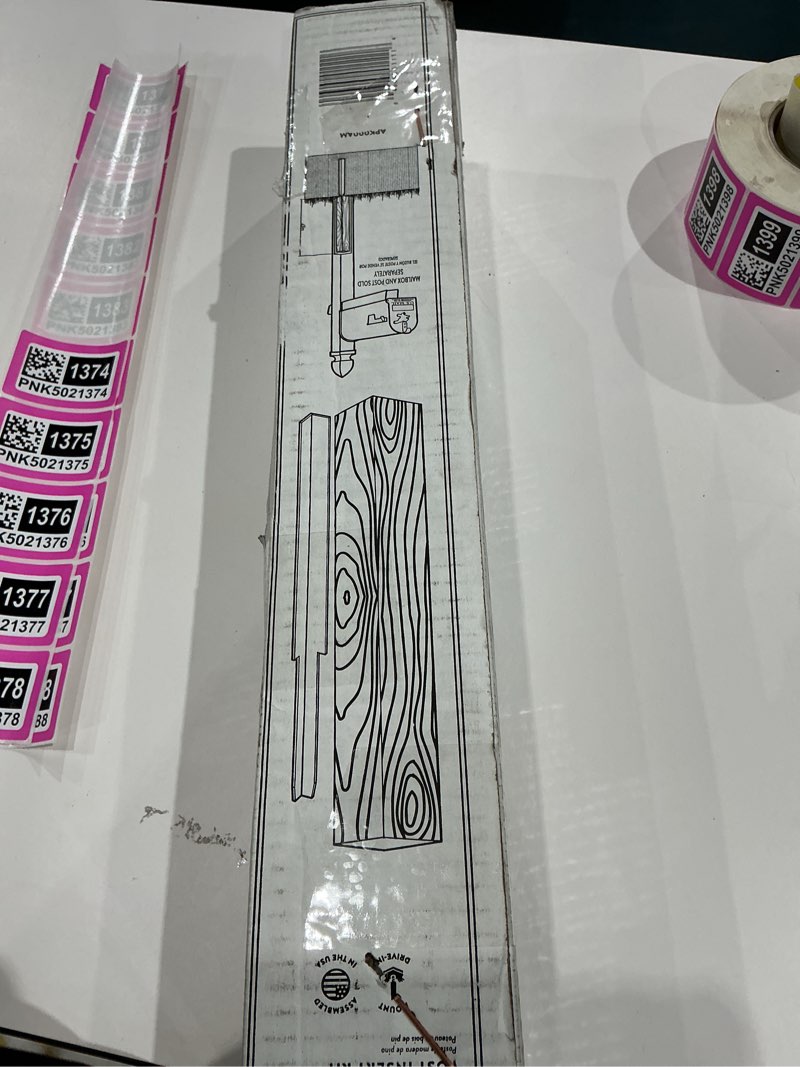 Condition photo showing Good Condition for architectural mailboxes apk000am post anchor kit accessory, no size, pine