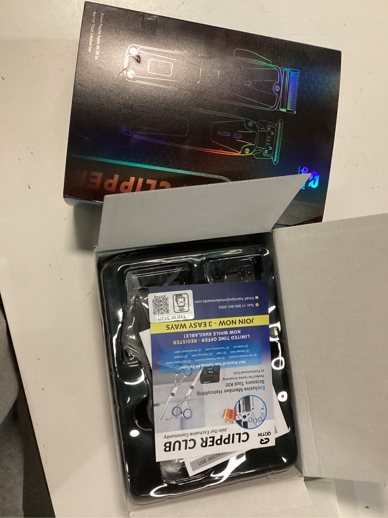 Condition photo showing New/Like New for Hair Clippers for Men, Cordless Hair Trimmer for Hair Cutting with Long Battery Life, 8500RPM Electric Clippers and Trimmers Set for Self-Haircut and Family Use (Carbon Grey)