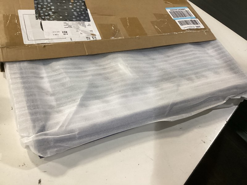 Condition photo showing New/Like New for wyooxoo 18x24 poster frame dark blue solid wood picture frames display pictures 16x20 with mat or 18x24 without mat colorful frame for horizontal vertical wall mounting dark blue 18" x 24" ( 1 pack )