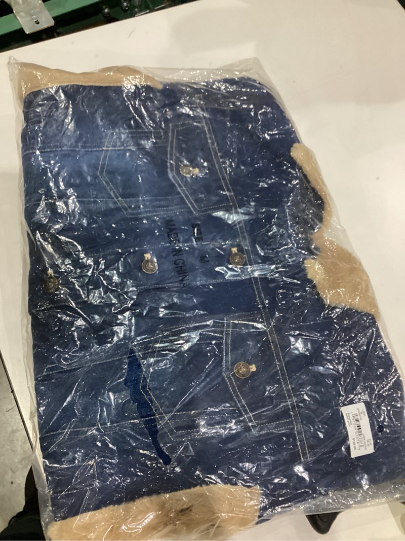 Condition photo showing New/Like New for Steve Madden womens Steve Madden Apparel Winona Jacket Medium Blue