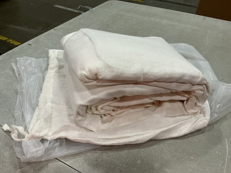 Condition photo showing Good Condition for quince european linen sheet set king 